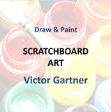 Draw & Paint with Gartner | SCRATCHBOARD ART