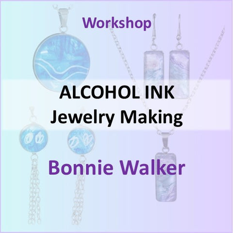 Workshop with Walker | ALCOHOL INK JEWELRY