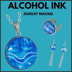 Art Social with Walker & Priess | ALCOHOL INK JEWELRY MAKING