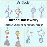 Art Social with Walker & Priess | ALCOHOL INK JEWELRY MAKING