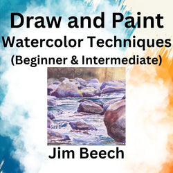 Draw & Paint with Beech | WATERCOLOR TECHNIQUES | Basic & Intermediate Levels