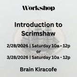 Workshop with Kiracofe | INTRODUCTION TO SCRIMSHAW | All Levels