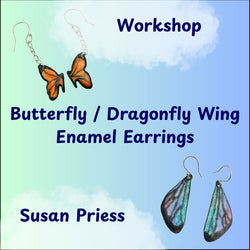 Workshop with Priess | BUTTERFLY / DRAGONFLY ENAMEL EARRINGS | Advanced