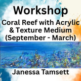 Workshop with Tamsett | Coral Reef with Acrylic & Texture Medium
