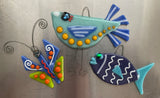 Glass with Pisano | FUSED GLASS - GOOFY POWDER BIRDS - All Levels