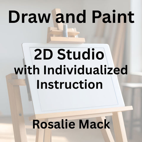 Draw & Paint with Mack | 2D STUDIO WITH INDIVIDUALIZED INSTRUCTION