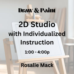 Draw & Paint with Mack | 2D STUDIO WITH INDIVIDUALIZED INSTRUCTION