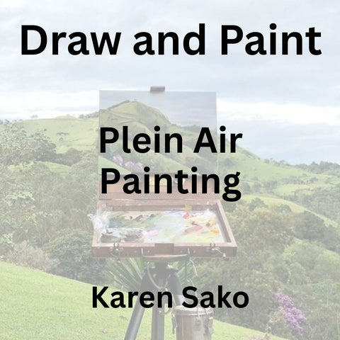 Draw & Paint with Sako | PLEIN AIR PAINTING | All Levels