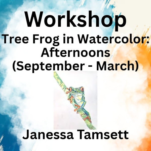 Workshop with Tamsett | Tree Frog in Watercolor | Afternoon