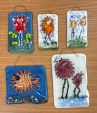 Glass with Pisano | FUSED GLASS - GOOFY POWDER BIRDS - All Levels