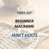 Workshop with Holtz | BEGINNER MACRAME | 1 Day Workshop