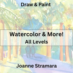 Draw & Paint with Stramara | WATERCOLOR & MORE! | All Levels