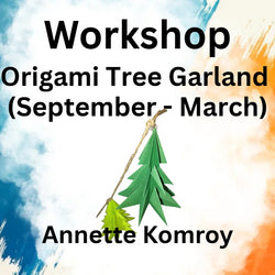 Workshop with Komroy | Origami Tree Garland