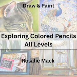 Draw & Paint with Mack | EXPLORING COLOR PENCIL | ALL LEVELS