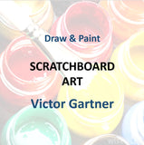 Draw & Paint with Gartner - SCRATCHBOARD ART