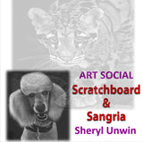 Create & Sip Art Social with Unwin - Scratchboard & Sangria