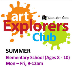 Youth Art: SUMMER CAMP Ages 8-10 (Grades 3-5) 9am-12pm