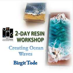 Resin & Paint with Tode - " Ocean Waves " RESIN ART WORKSHOP