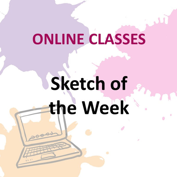 Draw & Paint with Pommier | SKETCH OF THE WEEK | ONLINE