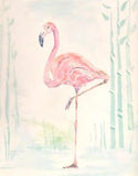 Workshop with Tamsett | Flamingo Watercolor | Mornings