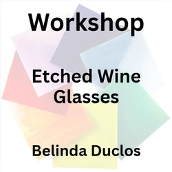 Workshop with Duclos | ETCHED WINE GLASSES