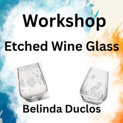 Workshop with Duclos | ETCHED WINE GLASSES
